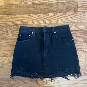 Agolde Parker angled hem skirt